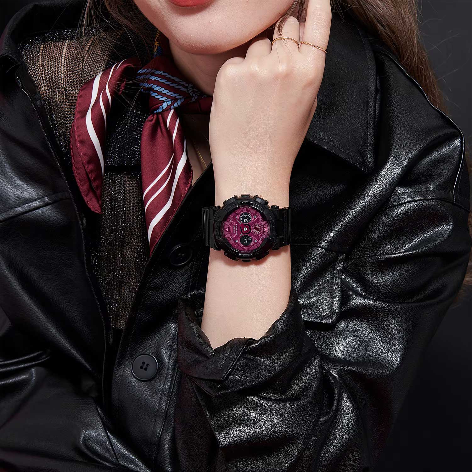 Японские наручные часы CASIO G-SHOCK GMA-S120RB-1A
