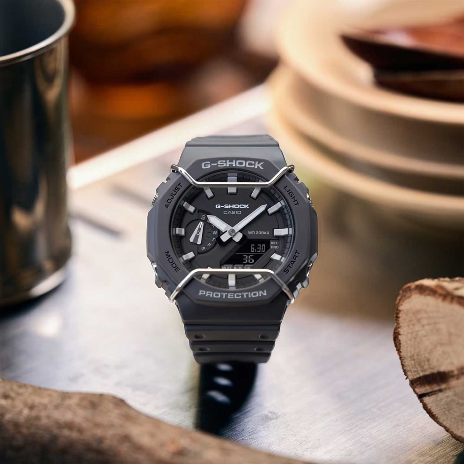 Японские наручные часы Casio G-SHOCK GA-2100PTS-8A с хронографом