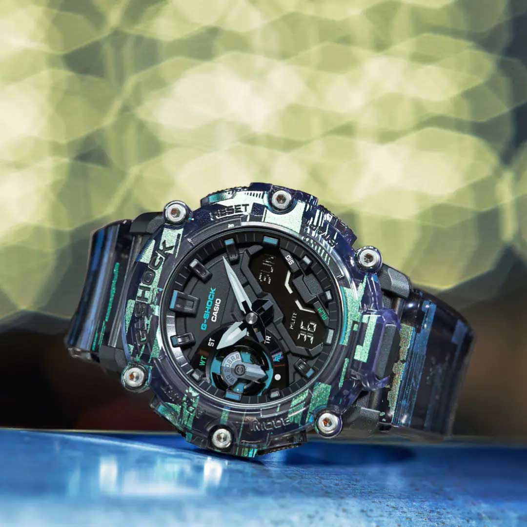 Японские наручные часы Casio G-SHOCK GA-2200NN-1A с хронографом