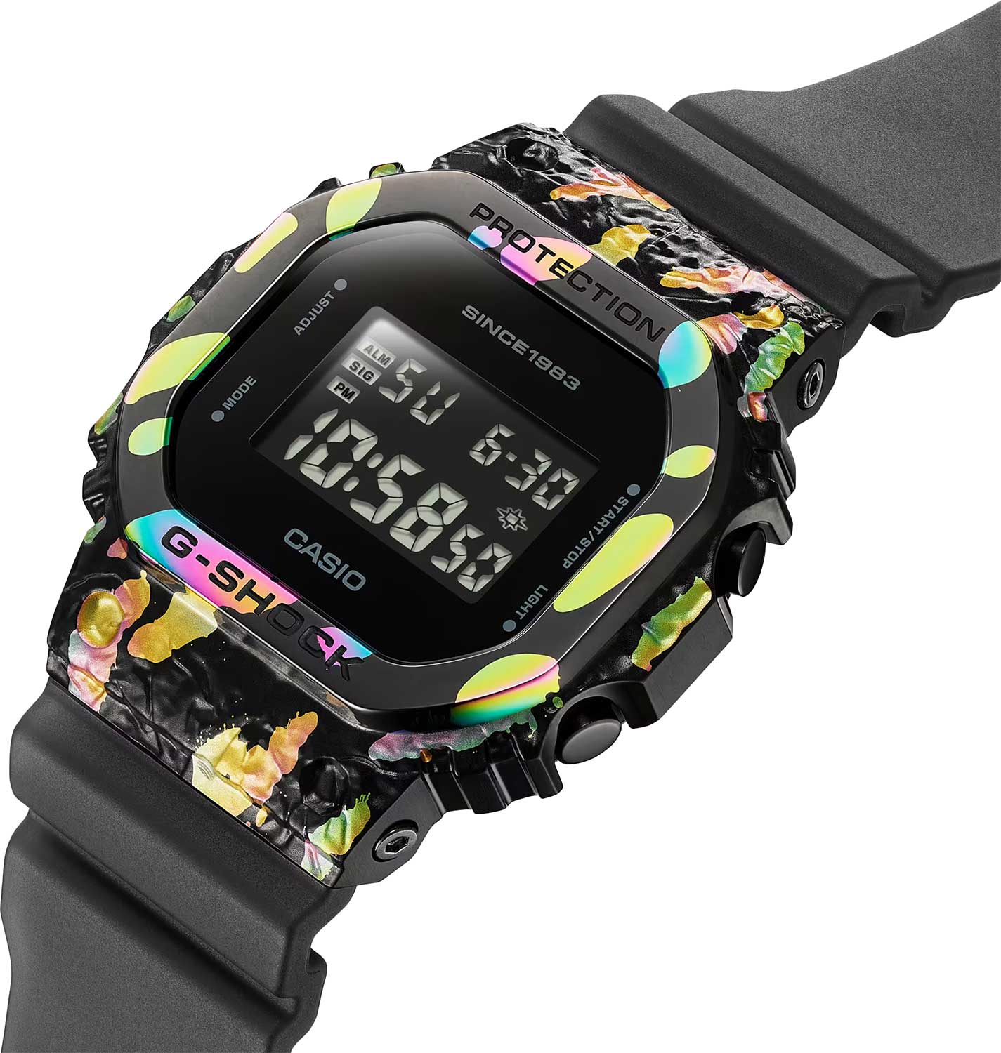 Японские наручные часы Casio G-SHOCK GM-5640GEM-1E с хронографом