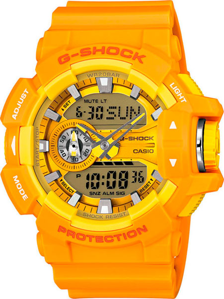 Японские наручные часы Casio G-SHOCK GA-400A-9A с хронографом