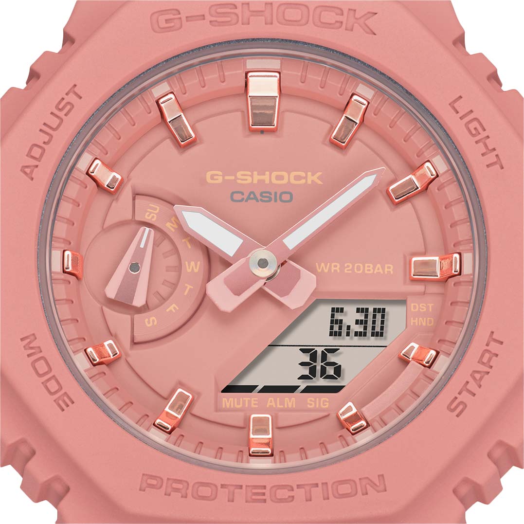 Японские наручные часы Casio G-SHOCK GMA-S2100-4A2ER с хронографом
