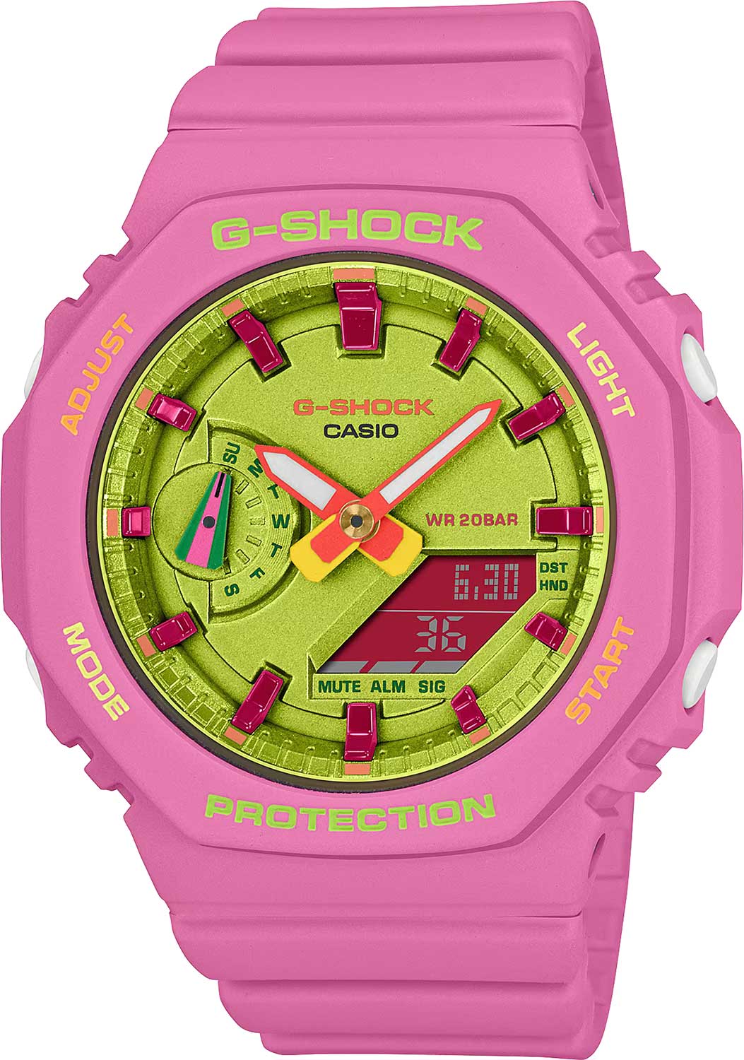 Японские наручные часы Casio G-SHOCK GMA-S2100BS-4A с хронографом