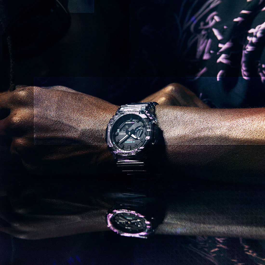 Японские наручные часы Casio G-SHOCK GA-2100NN-1A с хронографом