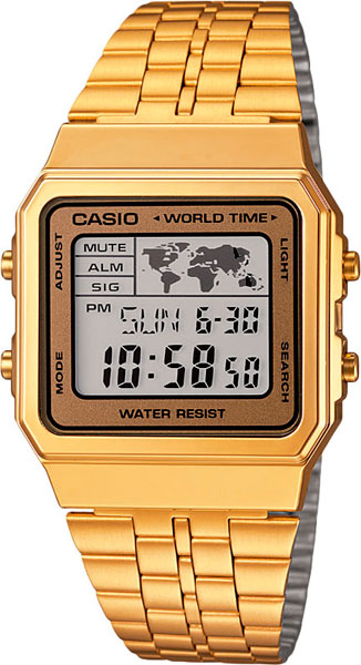 Японские наручные часы Casio Vintage A-500WEGA-9E с хронографом