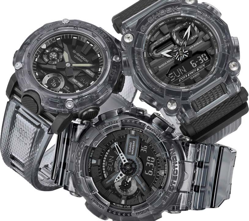 Японские наручные часы Casio G-SHOCK GA-2000SKE-8AER с хронографом