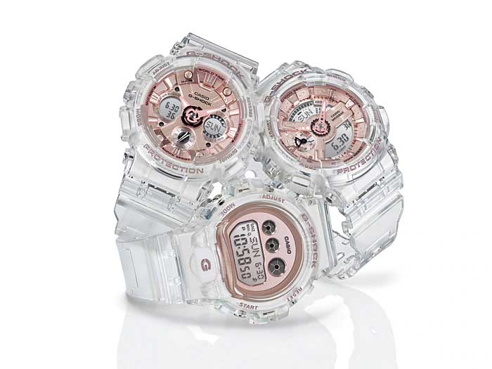 Японские наручные часы Casio G-SHOCK GMA-S110SR-7AER с хронографом