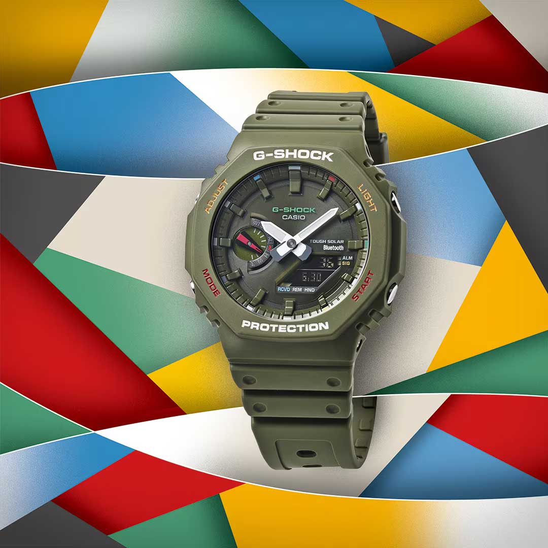 Японские наручные часы CASIO G-SHOCK GA-B2100FC-3A