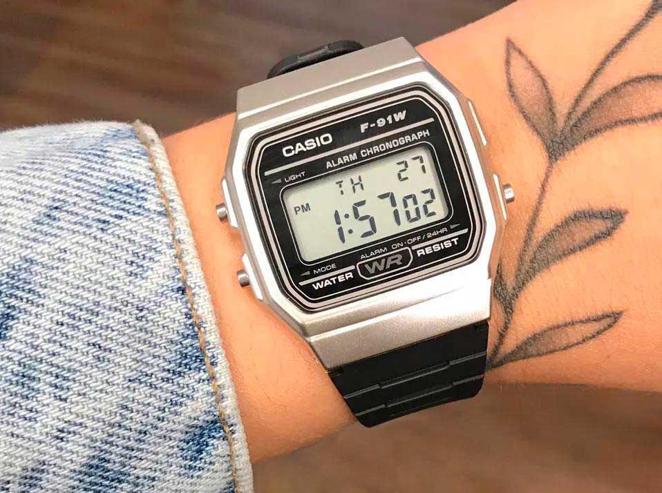 Японские наручные часы CASIO CASIO COLLECTION F-91WM-7A