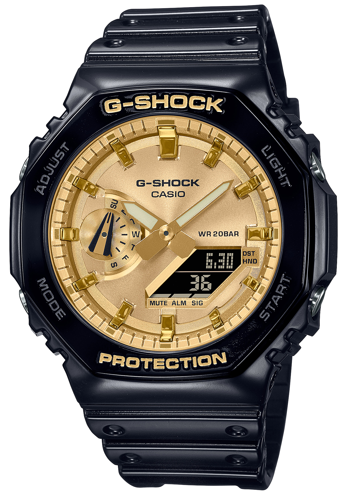 Японские наручные часы CASIO G-SHOCK GA-2100GB-1A