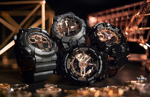Японские наручные часы Casio G-SHOCK GA-800MMC-1AER с хронографом