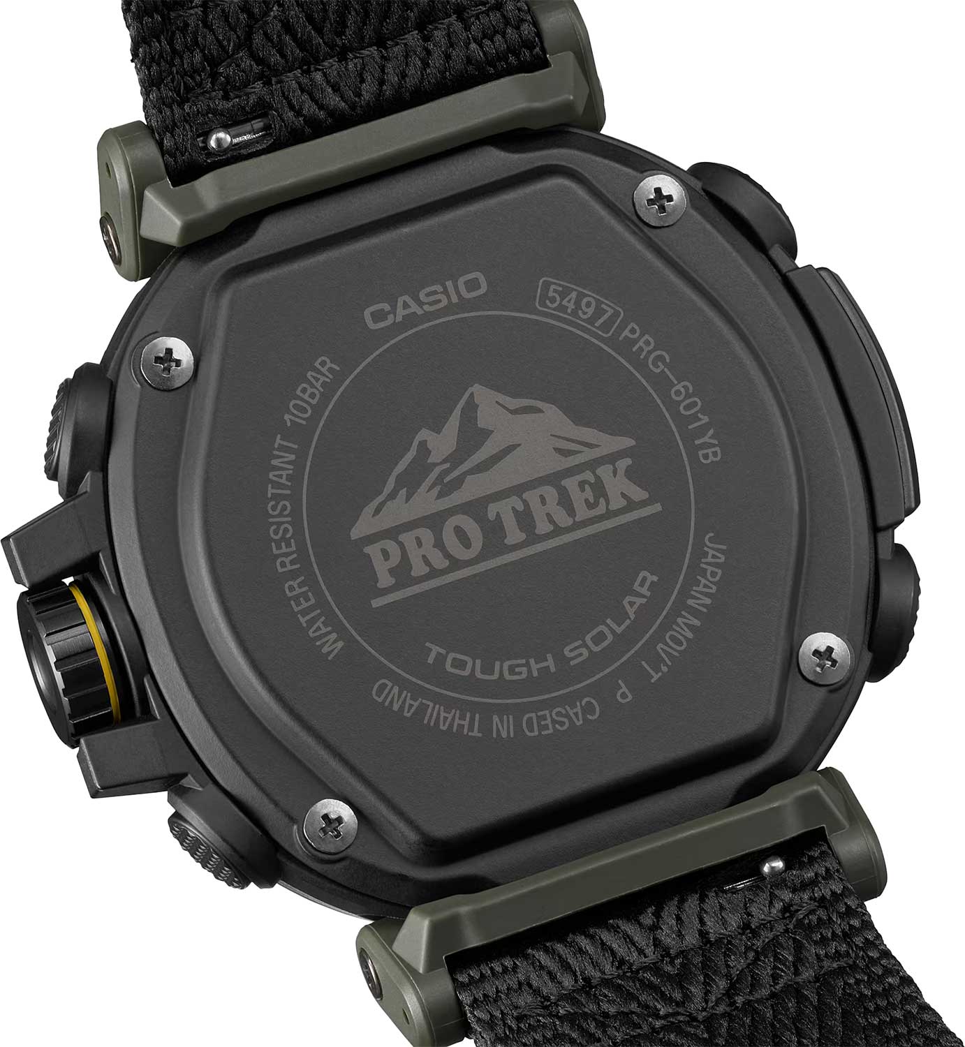 Японские наручные часы Casio Pro Trek PRG-601YB-3 с хронографом