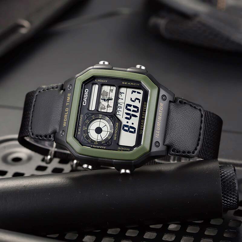 Японские наручные часы CASIO CASIO COLLECTION AE-1200WHB-1B