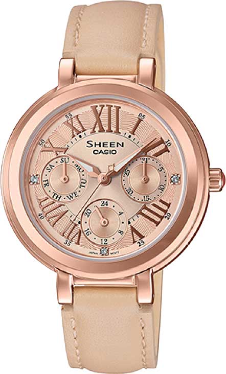 Японские наручные часы Casio Sheen SHE-3034GL-9A