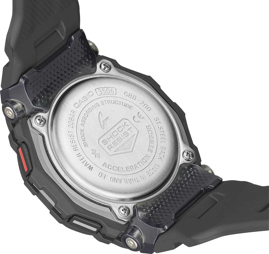 Японские спортивные наручные часы Casio G-SHOCK GBD-200-1ER с хронографом
