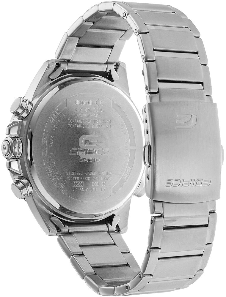 Японские наручные часы Casio Edifice ECB-30D-1AEF с хронографом