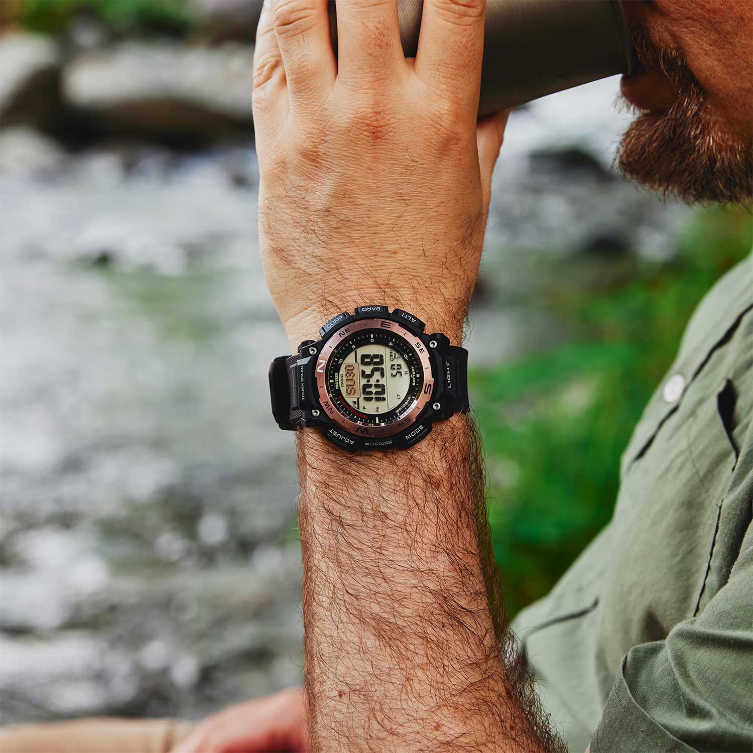 Японские наручные часы CASIO PRO TREK PRW-3400Y-5