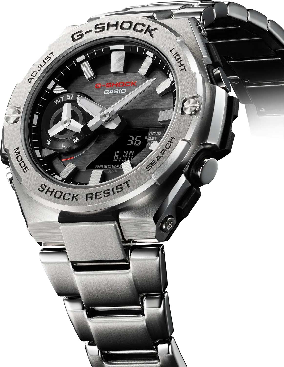 Японские наручные часы Casio G-SHOCK GST-B500D-1AER с хронографом