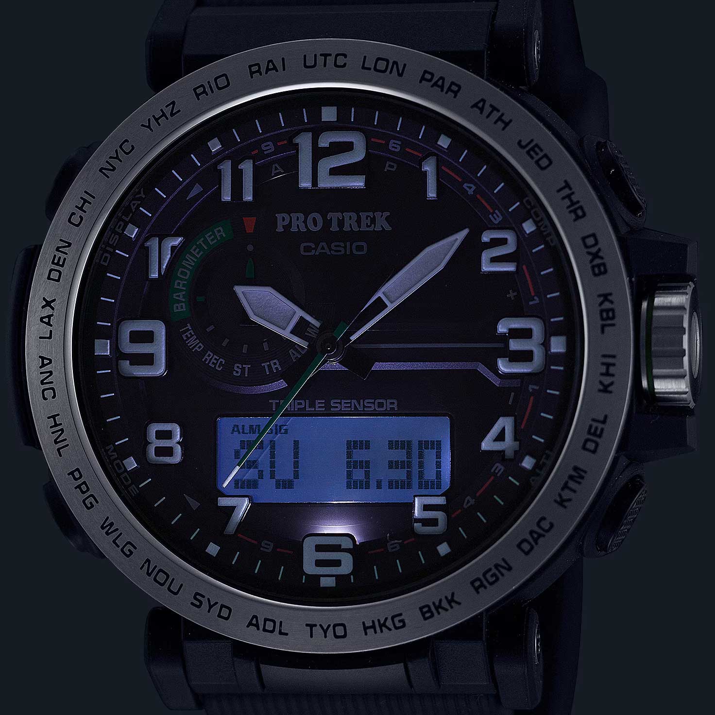 Японские наручные часы CASIO PRO TREK PRG-601-1