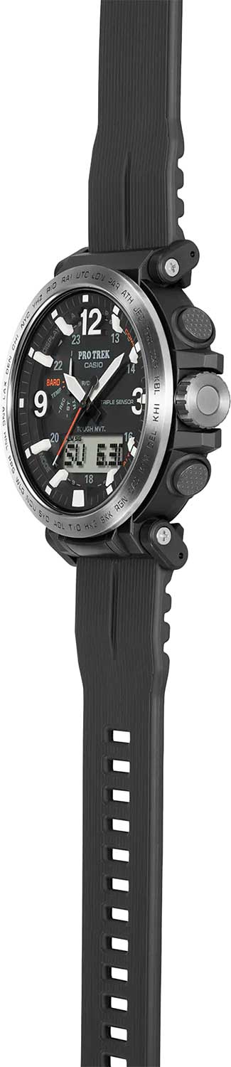 Японские наручные часы Casio Pro Trek PRW-6611Y-1ER с хронографом