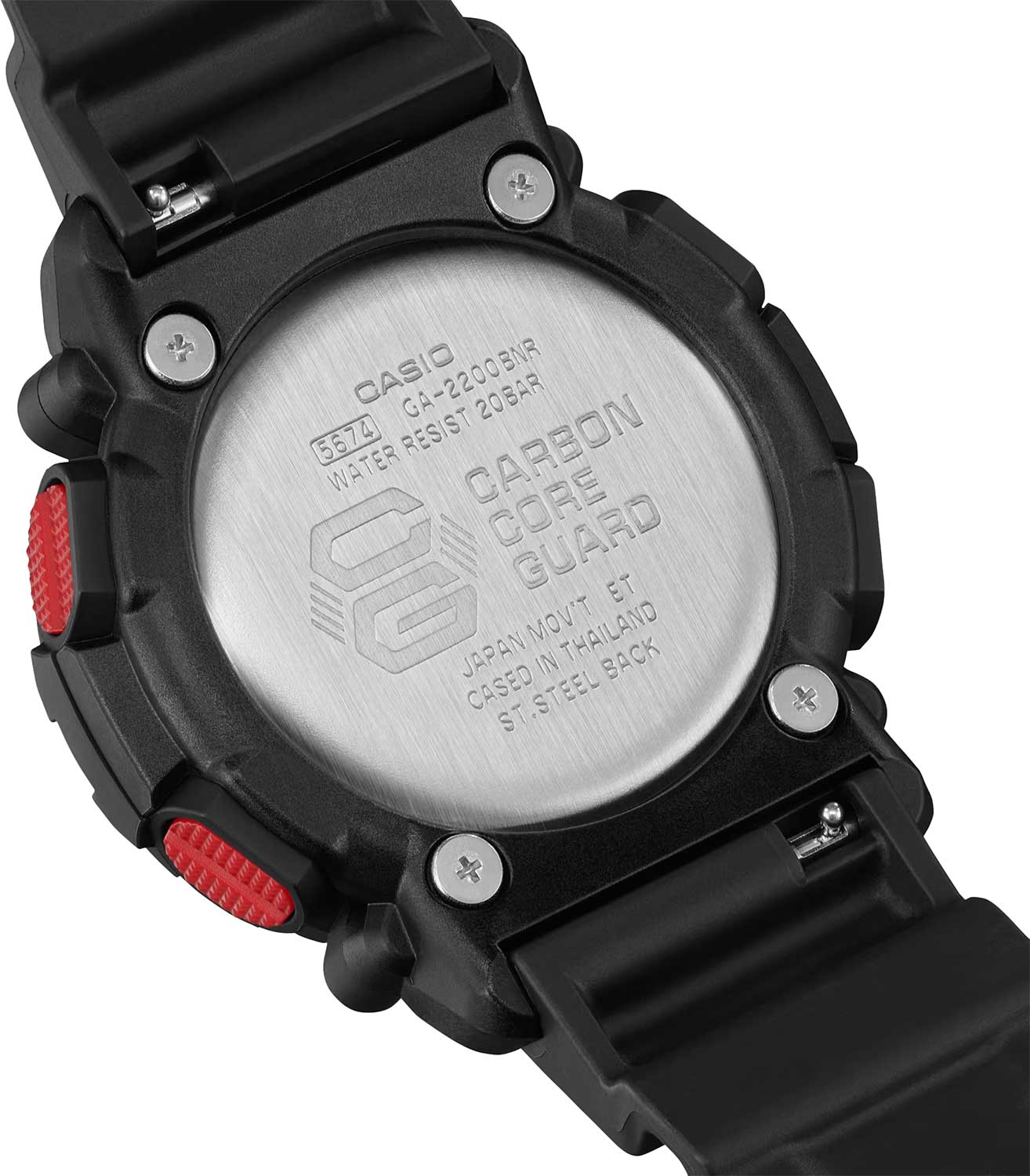 Японские наручные часы Casio G-SHOCK GA-2200BNR-1A с хронографом