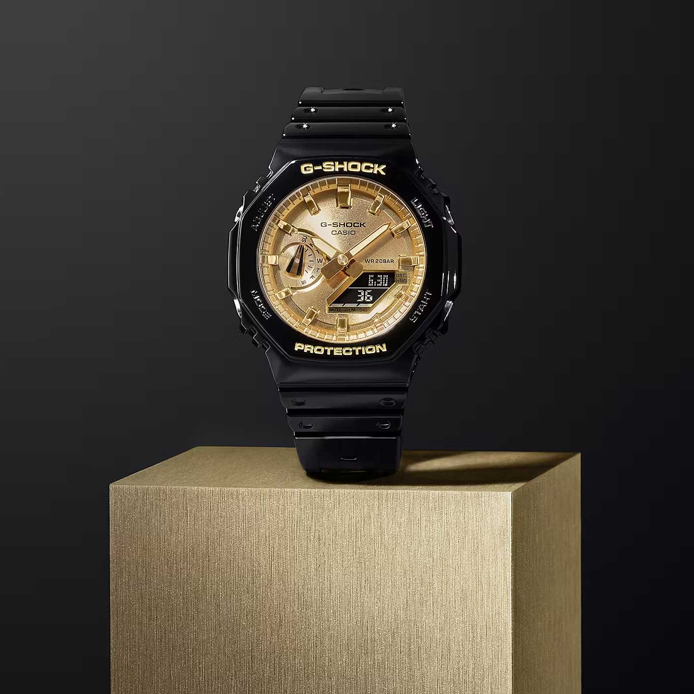 Японские наручные часы CASIO G-SHOCK GA-2100GB-1A