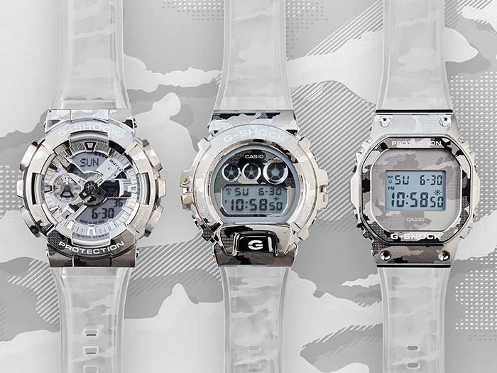 Японские наручные часы Casio G-SHOCK GM-110SCM-1AER с хронографом