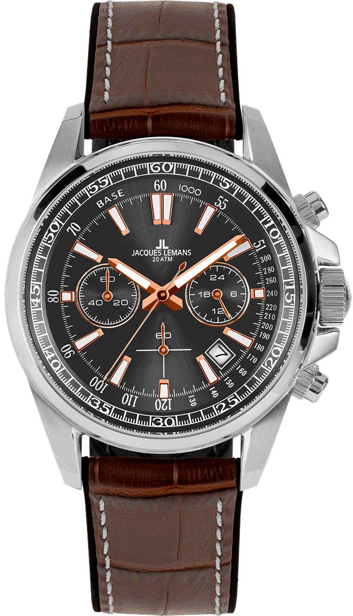 Наручные часы Jacques Lemans 1-2117W с хронографом