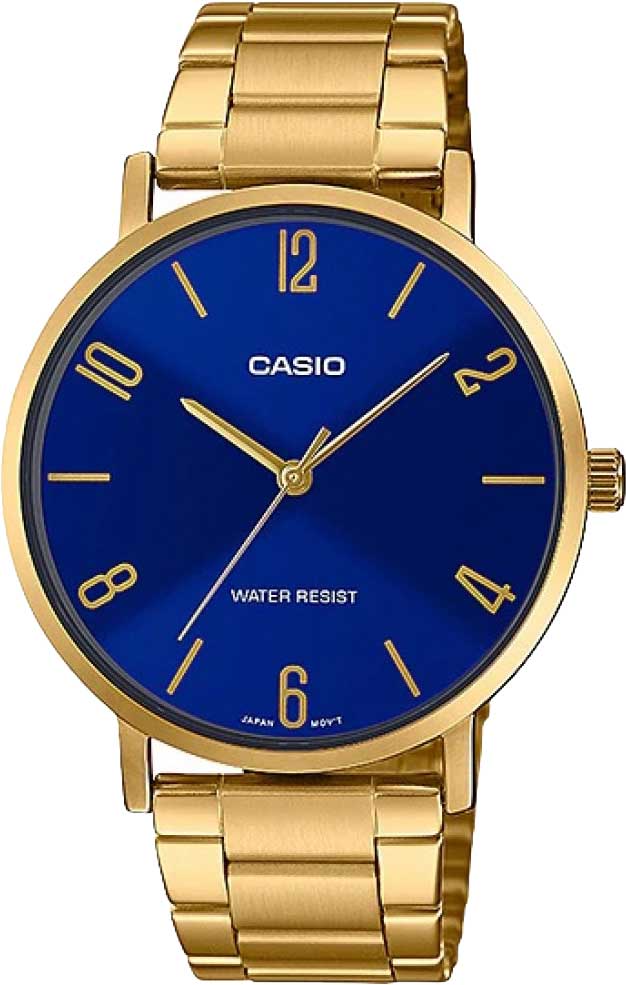 Японские наручные часы Casio Collection MTP-VT01G-2B2