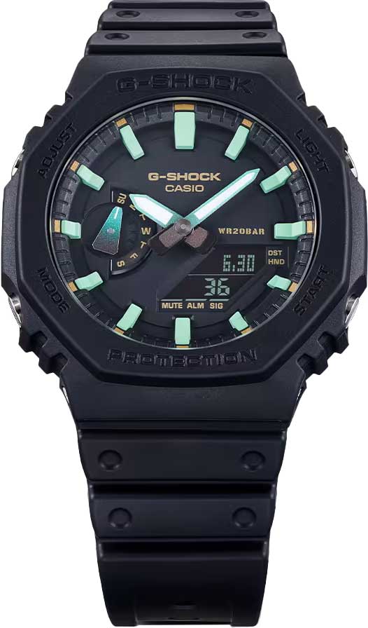 Японские наручные часы CASIO G-SHOCK GA-2100RC-1A