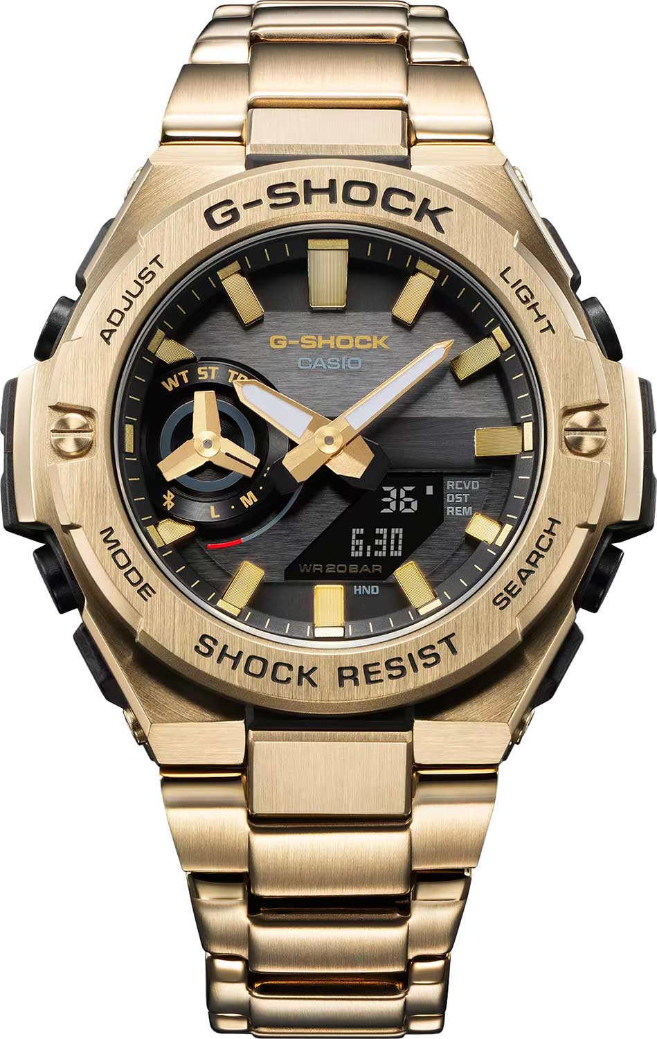 Японские наручные часы Casio G-SHOCK GST-B500GD-9A с хронографом