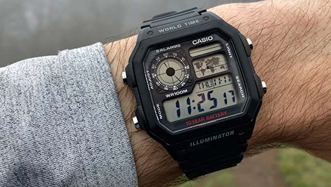 Японские наручные часы CASIO CASIO COLLECTION AE-1200WH-1A