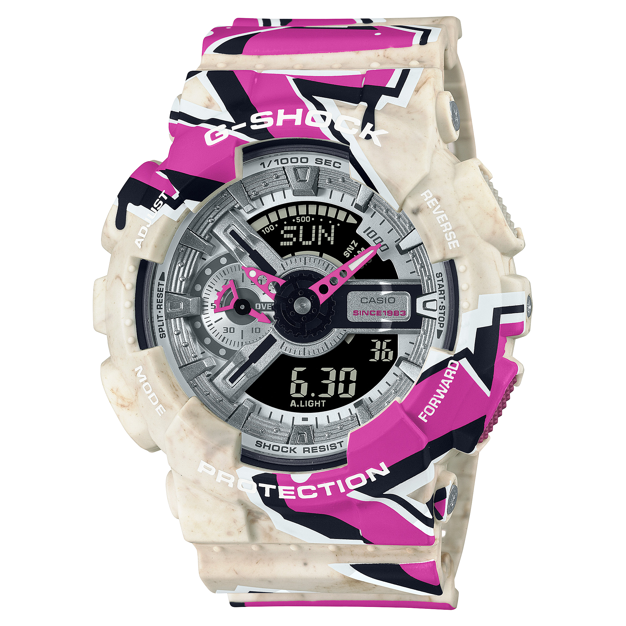 Японские наручные часы CASIO G-SHOCK GA-110SS-1A