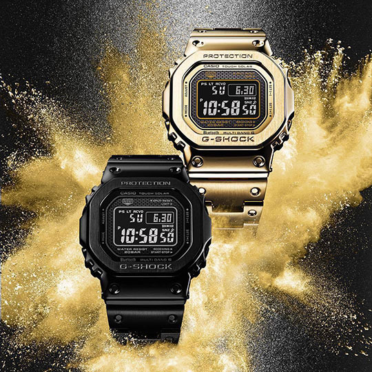 Японские наручные часы Casio G-SHOCK GMW-B5000GD-1E с хронографом