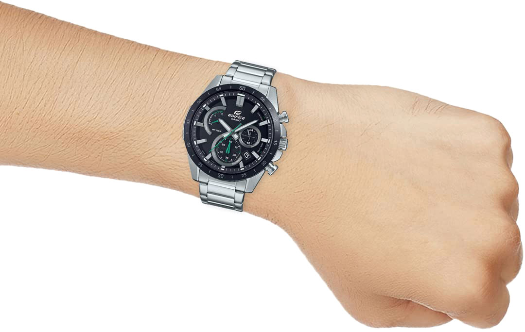 Японские наручные часы Casio Edifice EFR-573DB-1A с хронографом