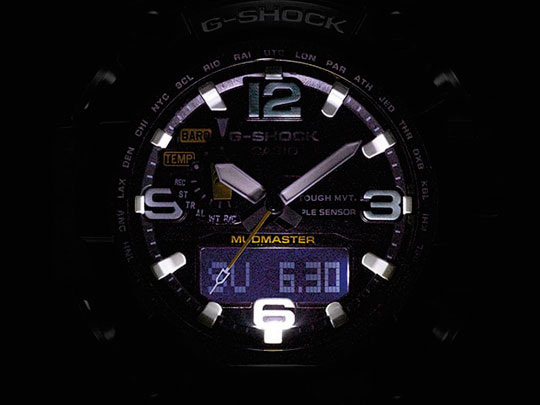 Японские наручные часы Casio G-SHOCK GWG-1000-1A3 с хронографом