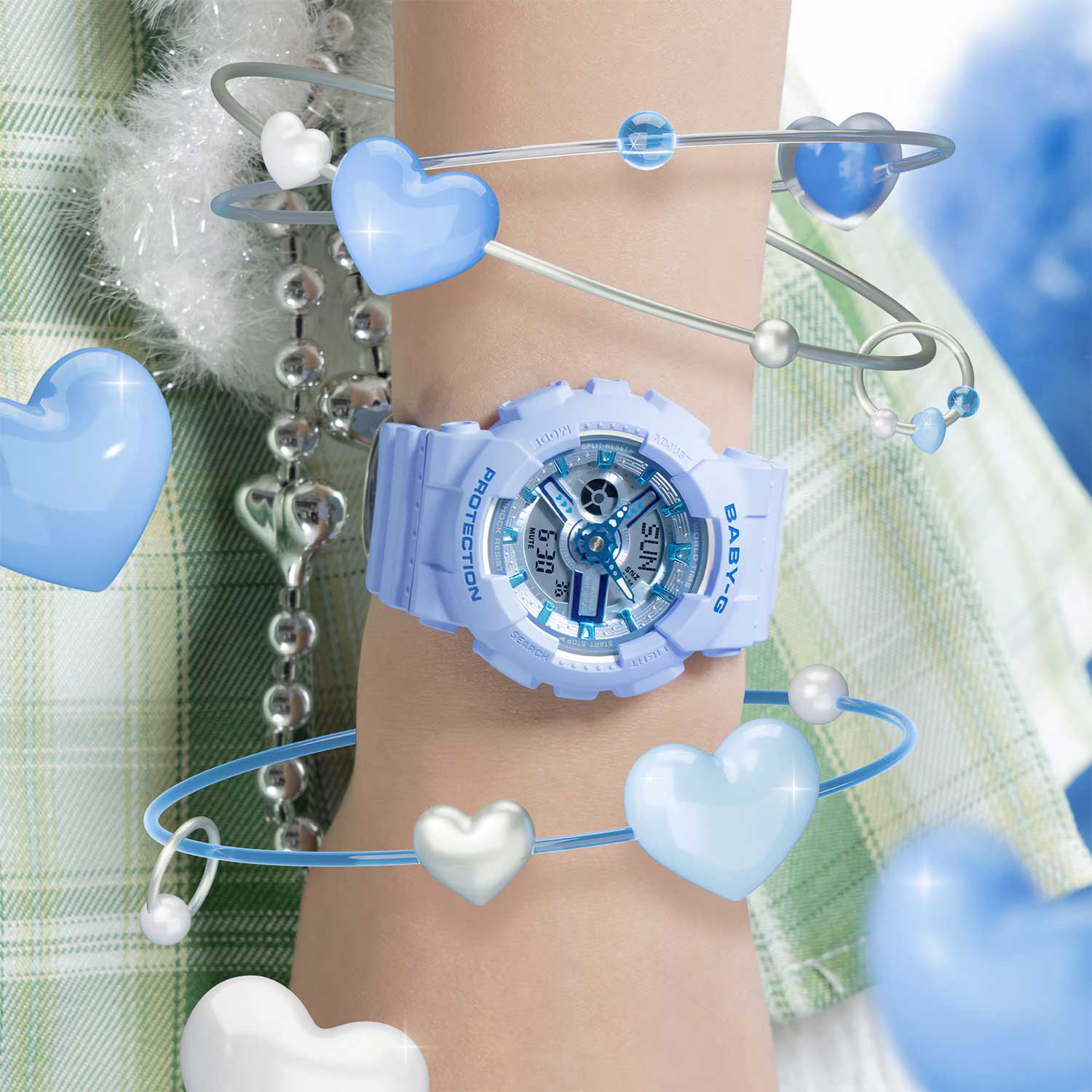 Японские наручные часы CASIO BABY-G BA-110YK-2A