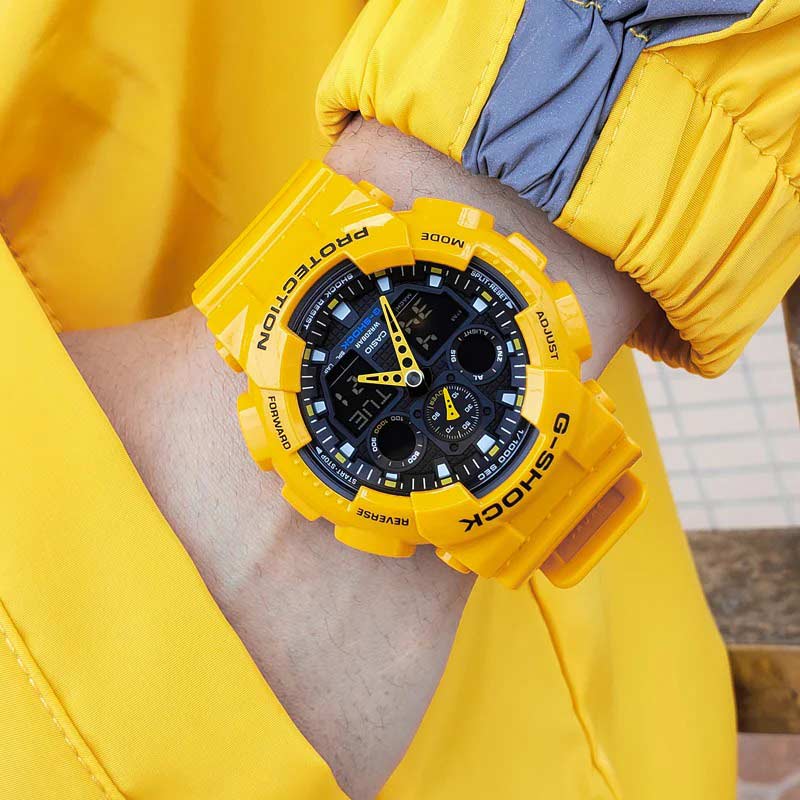 Японские наручные часы CASIO G-SHOCK GA-100A-9A