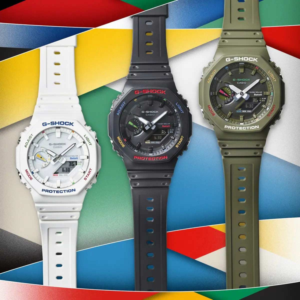 Японские наручные часы CASIO G-SHOCK GA-B2100FC-1A