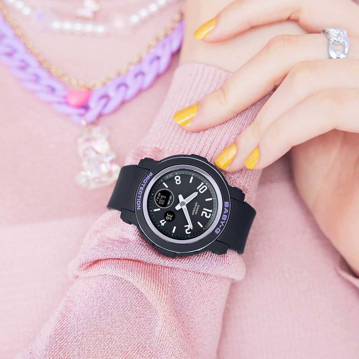 Японские наручные часы Casio Baby-G BGA-290DR-1A с хронографом