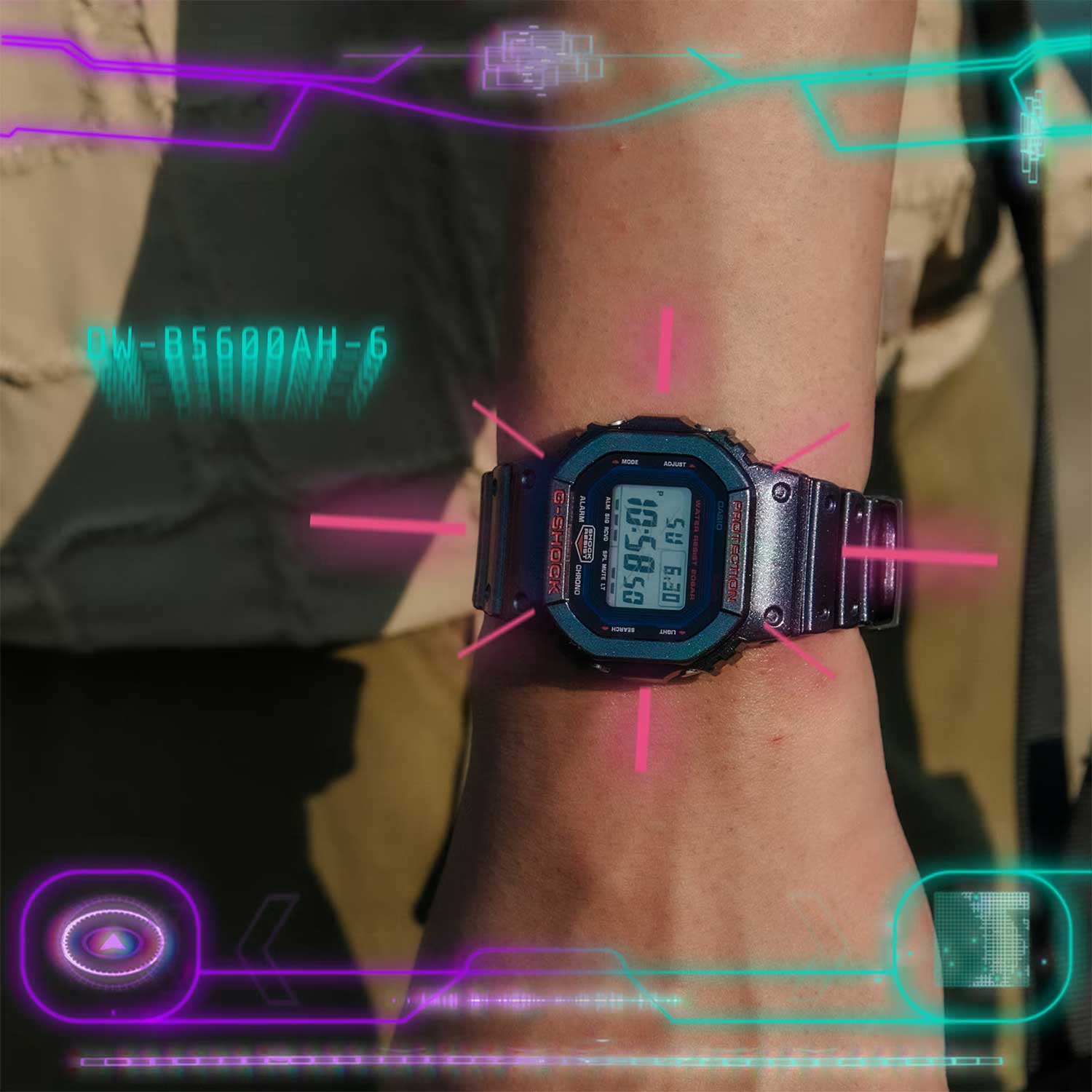 Японские наручные часы CASIO G-SHOCK DW-B5600AH-6