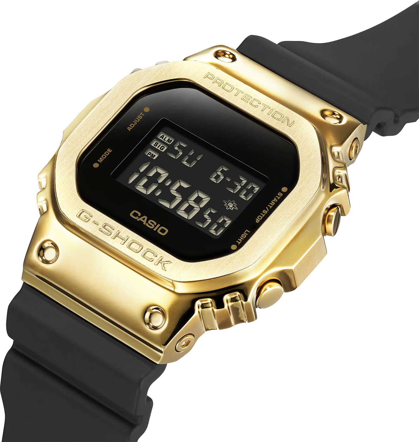 Японские наручные часы Casio G-SHOCK GM-5600G-9E с хронографом