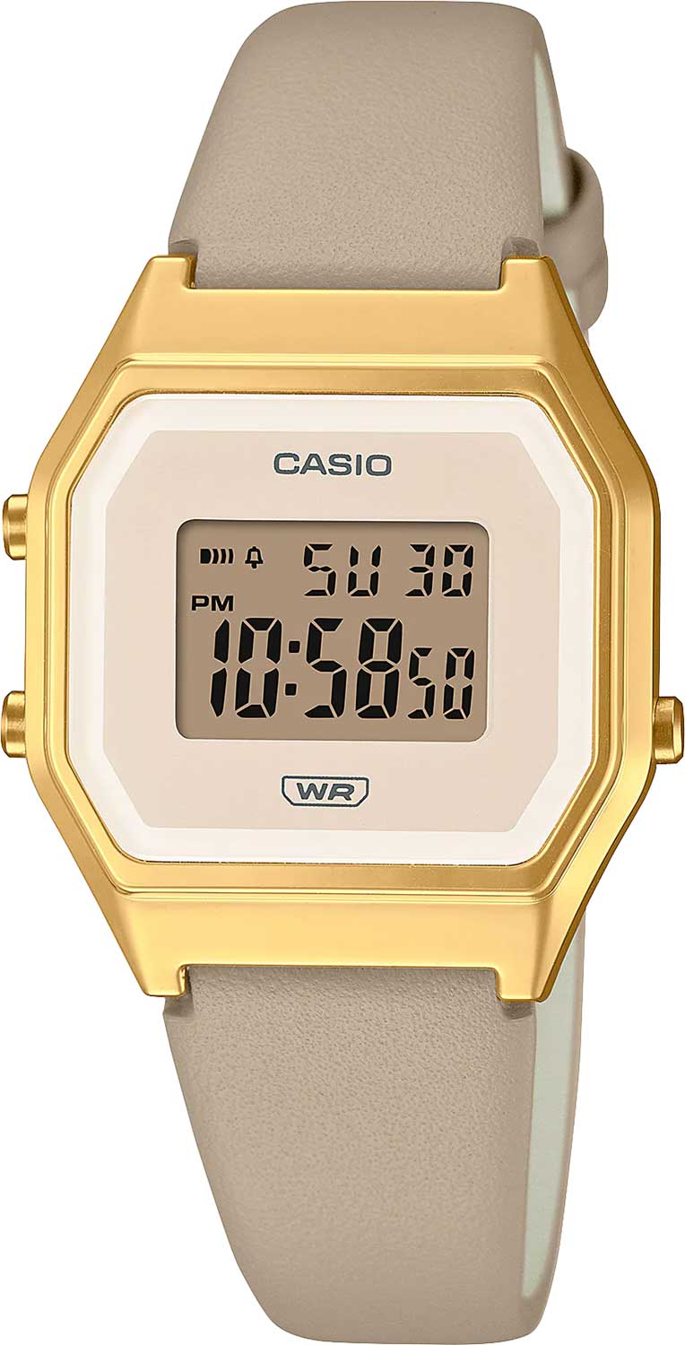 Японские наручные часы Casio Vintage LA680WEGL-5 с хронографом