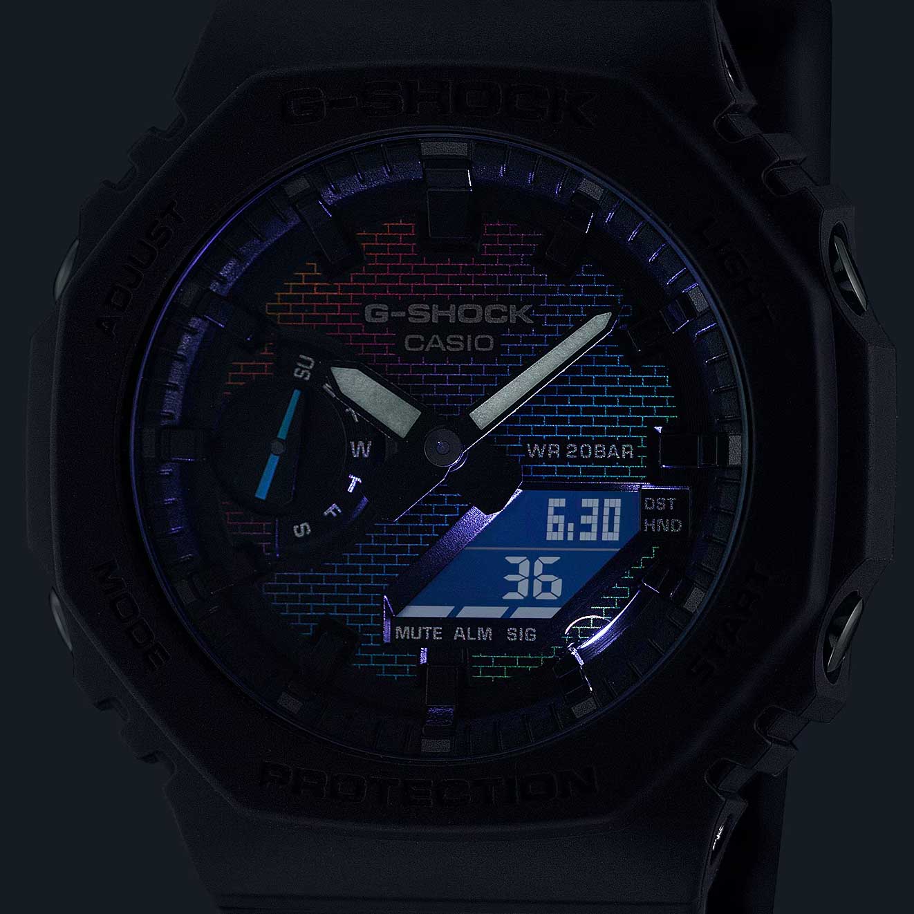 Японские наручные часы CASIO G-SHOCK GA-2100RW-1A
