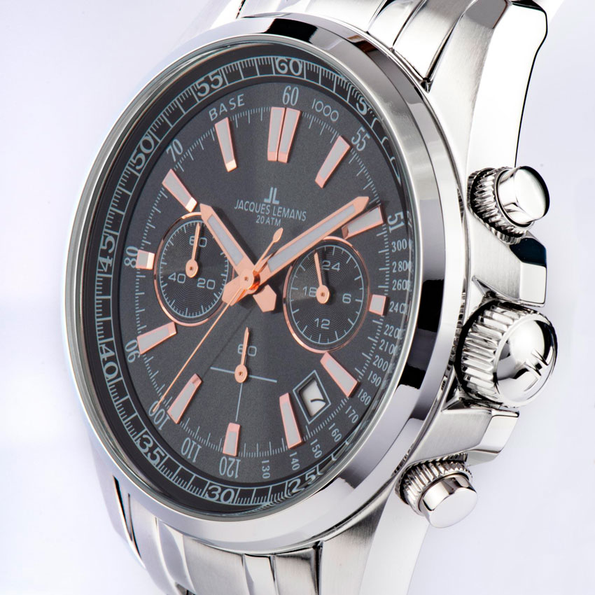 Наручные часы Jacques Lemans 1-2117ZE с хронографом