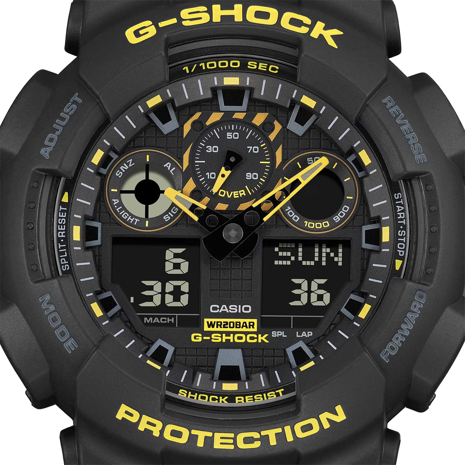 Японские наручные часы CASIO G-SHOCK GA-100CY-1A