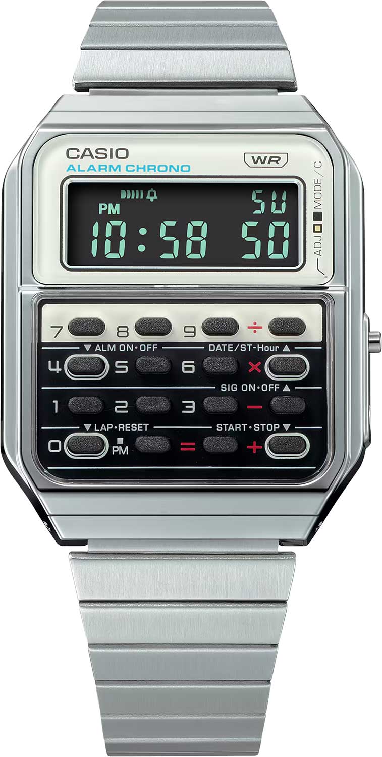 Японские наручные часы Casio Vintage CA-500WE-7B с хронографом
