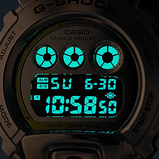 Японские наручные часы Casio GM-6900G-9ER с хронографом