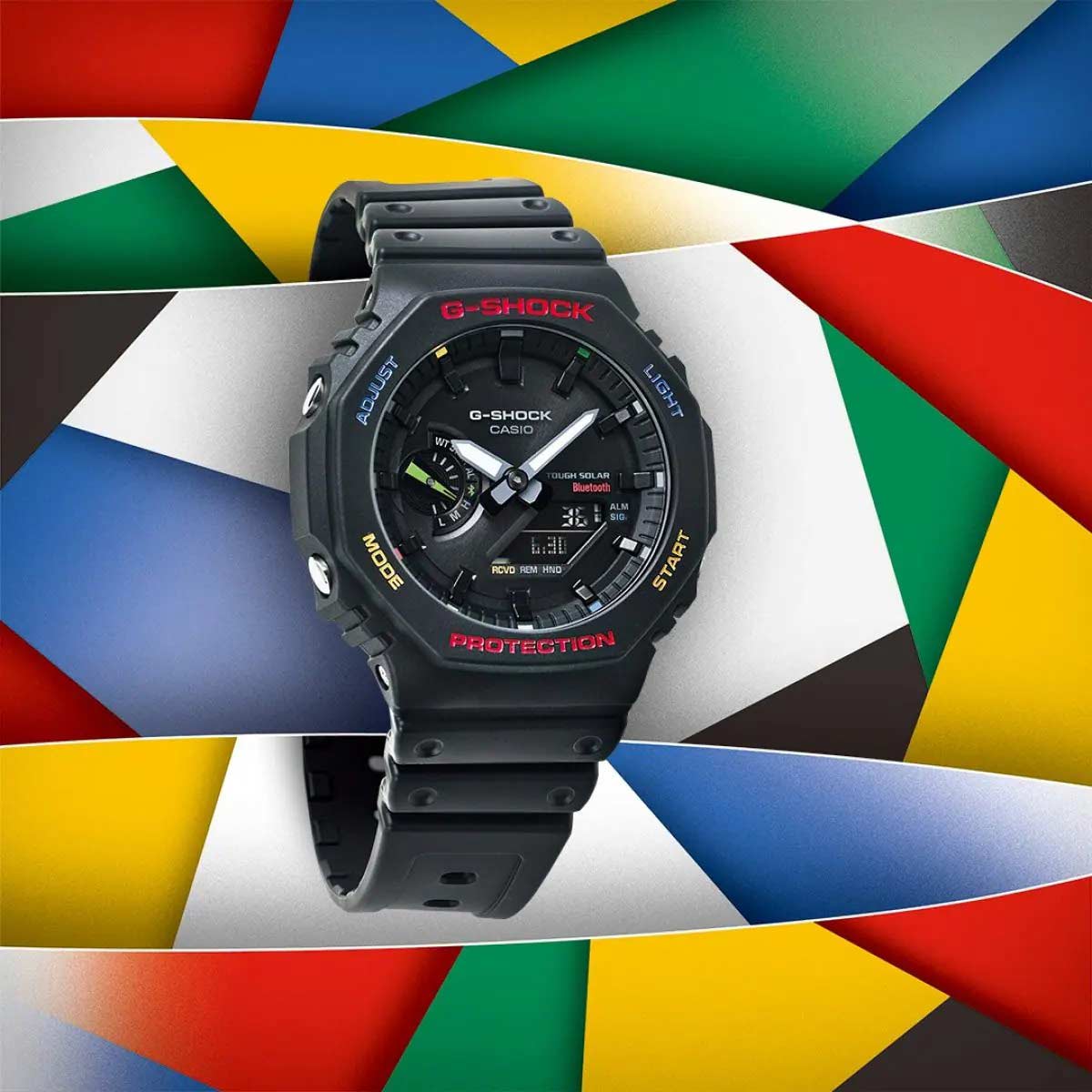 Японские наручные часы CASIO G-SHOCK GA-B2100FC-1A