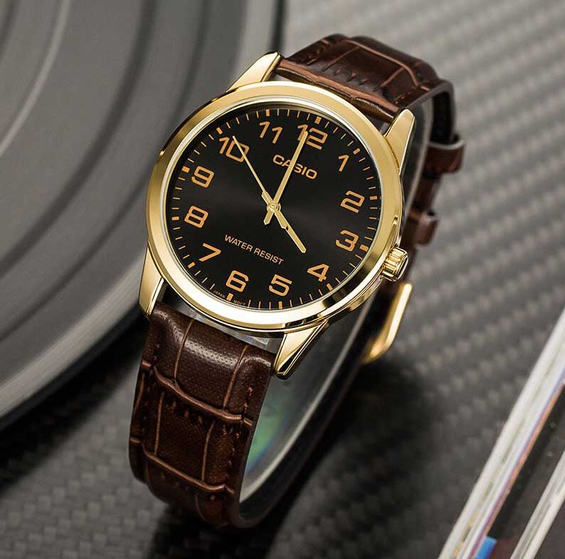 Японские наручные часы Casio Collection MTP-V001GL-1B
